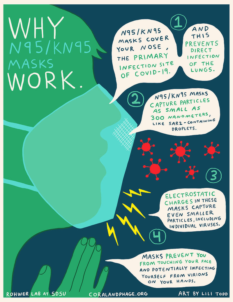 Why N95/KN95 Masks Work